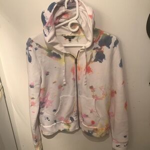 Awesome Full Zip Light Splatter Hoodie from George SZ Medium 😍